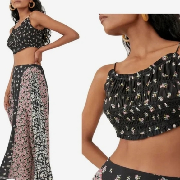free people small skirt and top - Picture 2 of 6